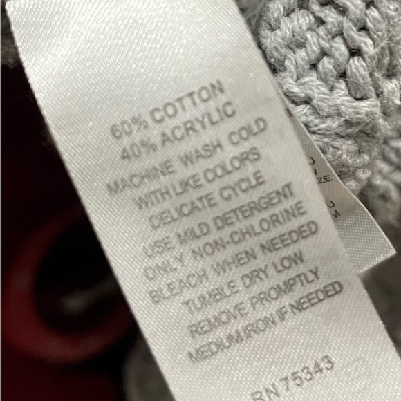 If it were me cable knit 60% cotton cowl neck sweater - Picture 5 of 5